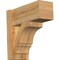Ekena Millwork Balboa Block Rough Sawn Outlooker, Western Red Cedar, 8"W x 18"D x 18"H OUT08X18X18BOA05RWR - alternate 1